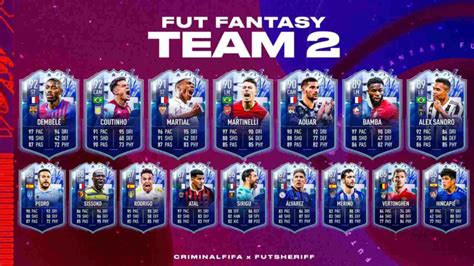 Fifa 22 Fantasy Fut Team 2 Complete Team Leaked Firstsportz