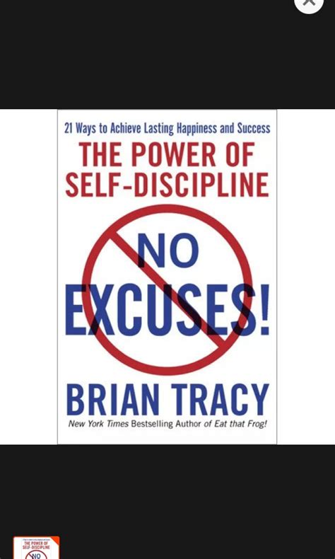 No Excuses By Brain Tracy Blessing Hobbies And Toys Books And Magazines