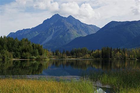 Reflections Lake Palmer Alaska Photograph by Robert Braley - Pixels