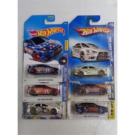 Hot Wheels Mitsubishi Lancer Evolution X Set Walmart Exclusive Evo Shopee Malaysia