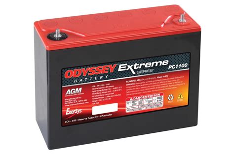 Batterie 12v 45 Ah 2450a Odyssey Pc1100 Extreme Achabatterie