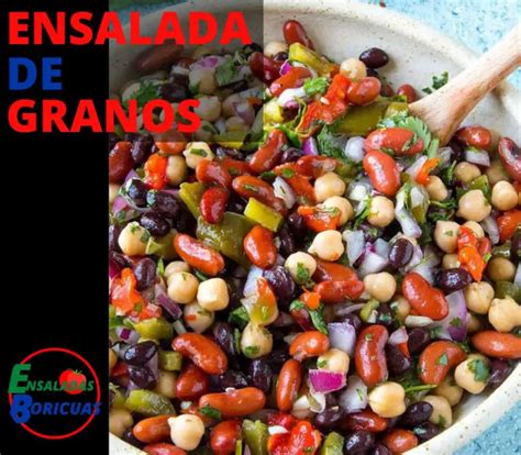 → Receta《ensalada De Granos Puertorriqueña》※ ↑↑ 【2025】