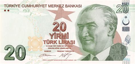 20 Lira Turkey Numista