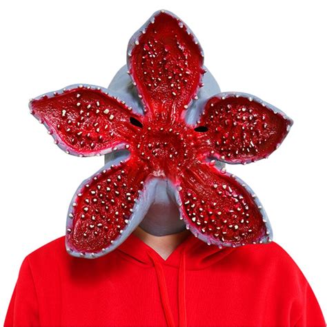 Stranger Things Cospaly Demogorgon Red Flower Mask Halloween Party