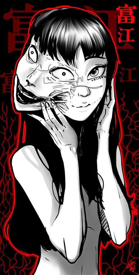 Wallpaper Tomie 富江 Junji Ito Não Oficial Junji Ito Anime Art