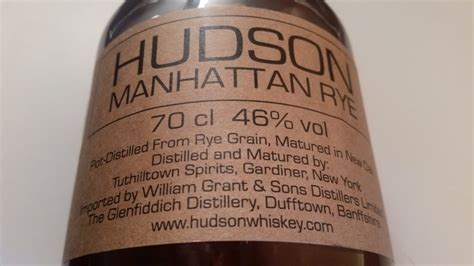 Hudson Manhattan Rye Review - WhiskeyBon