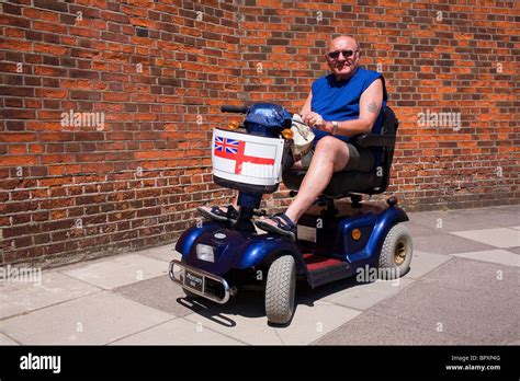 Old Man On Mobility Scooter Hi Res Stock Photography And Images Alamy