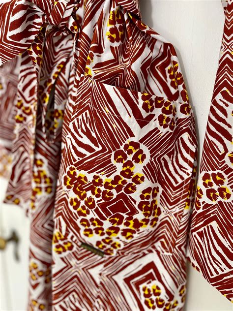 Wild Berry African Print Robe Afrothreads African Print Fabrics