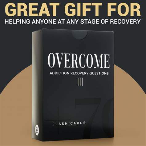 Overcome Addiction Recovery Questions Group Therapy Game 70 Cards