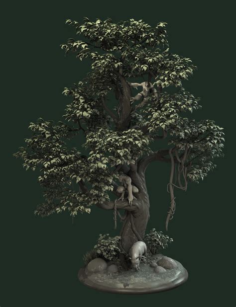 Artstation Land Predators Tree Dan Valvo