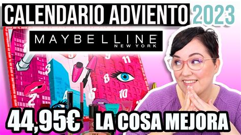 CALENDARIO Adviento 2023 MAYBELLINE YouTube