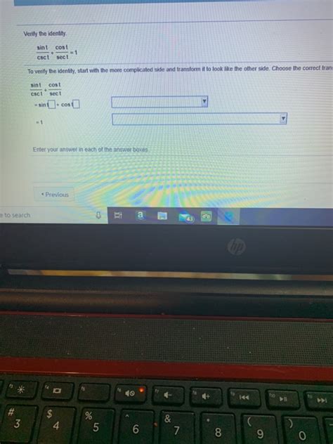 Solved Verify The Identity Sint Cost Csct Sect To Verify The Chegg