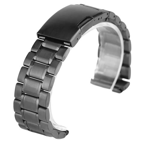 Aliexpress.com : Buy Mens Stainless Steel Watch Band Metal Bracelets ...