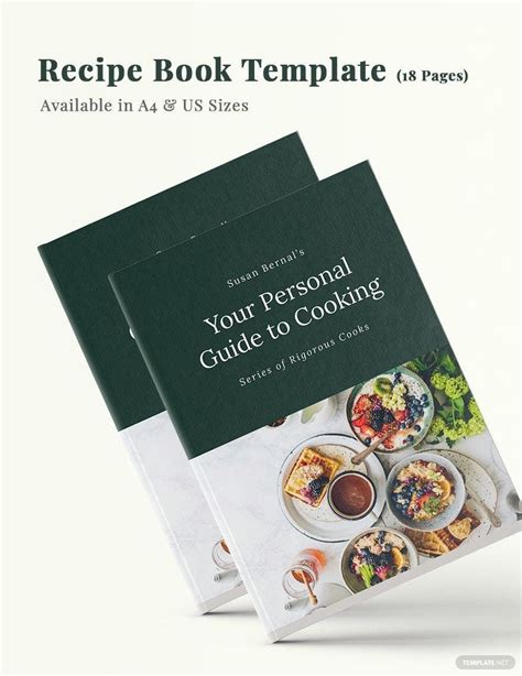 Recipe Book Cover Template Downloads