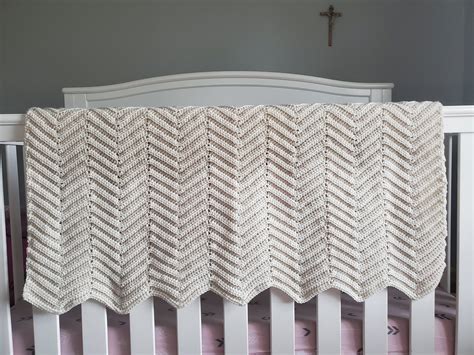 Crochet Chevron Baby Blanket