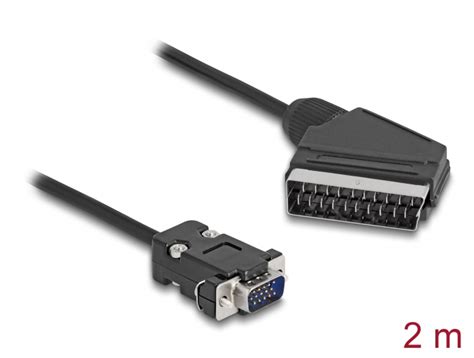 Delock Products Delock Cable Video Scart Male Output Vga Male