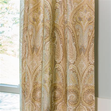 Waverly 84 In Pearl Back Tab Single Curtain Panel At