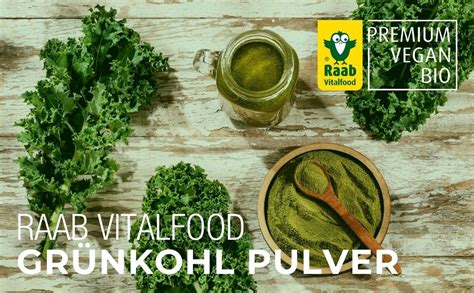 Raab Vitalfood Bio Gr Nkohl Pulver Aus Deutschland Frei Von Zus Tzen