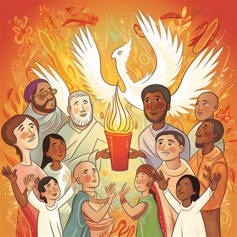 Pentecost Descent Holy Spirit Stock Illustrations – 72 Pentecost Descent Holy Spirit Stock ...