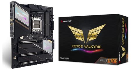 AM5 Mainboards für Ryzen 7000 Biostar mit X670E Valkyrie im Detail