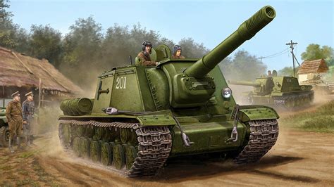 tank destroyer, SU 152, War Wallpapers HD / Desktop and Mobile Backgrounds