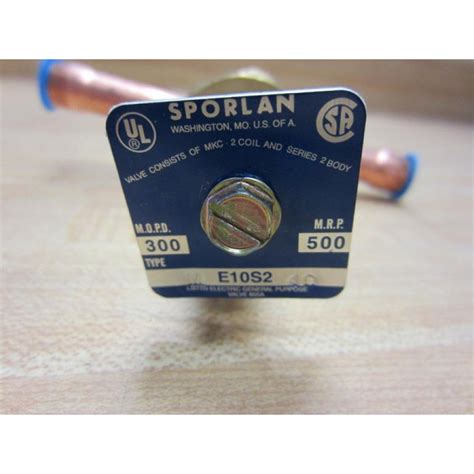 Sporlan Me10s240 Solenoid Valve 12 Inch Odf Solder Less Coil Mara Industrial