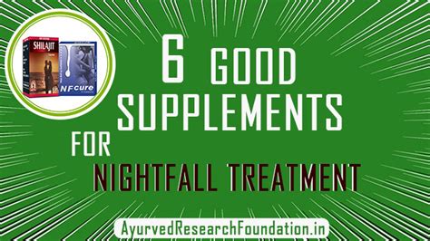 What Are Some Good Supplements For Nightfall Treatment In Men? - Men ...