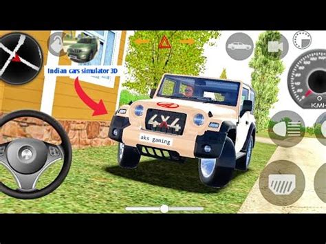 Indian Cars Simulator D Mahindra Thar Driving Realistic Car Driving