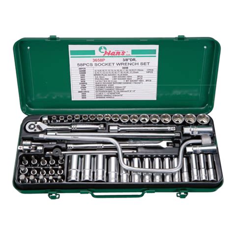 P Socket Wrench Set Drive Pcs Hanstool Indus Co Ltd