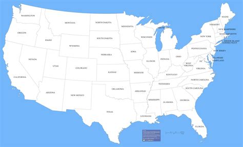 Blank Regions Of The United States Printable Map