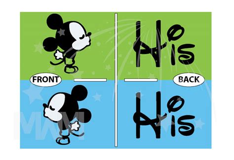 LGBT Gay His Matching Couple Shirts Mickey Mouse Cute Kissing Married With Mickey