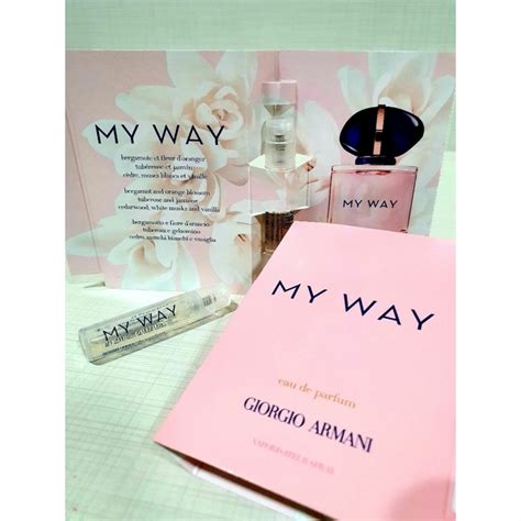 Amostra My Way Edp Ml Original Mini Ess Ncia