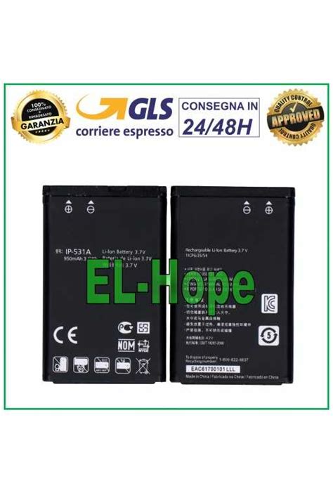 Batteria Lgip A Per Lg Optimus Net P A A Gm Mah Battery