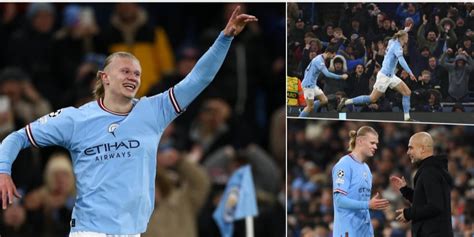 Manchester City Lipsia 7 0 Haaland è un alieno 5 gol in meno di un ora