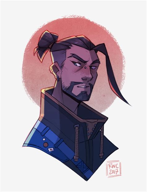 Of Course My First Drawing Of 2017 Is Of Hanzo Overwatch Hanzo