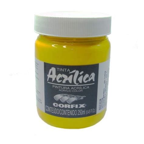 Tinta Acr Lica Corfix Amarelo De C Dmio Ml G Submarino