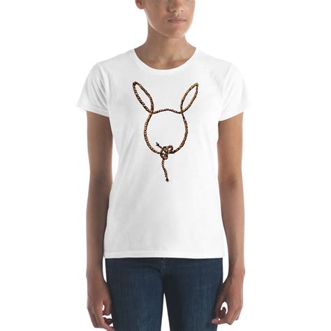 Rope Bunny Watercolor Women S Short Sleeve T Shirt Bdsm Etsy