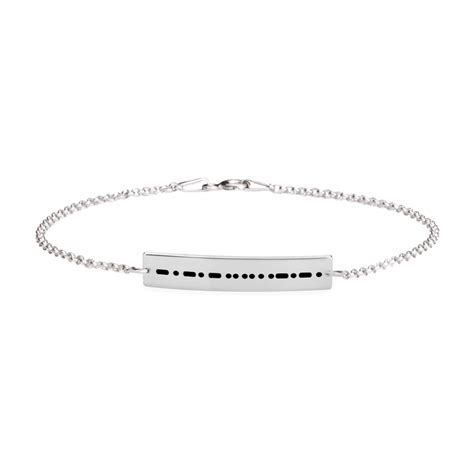 Custom Morse Code Bracelet
