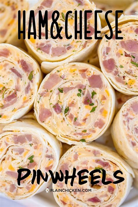 Ham And Cheese Pinwheels Football Friday Plain Chicken