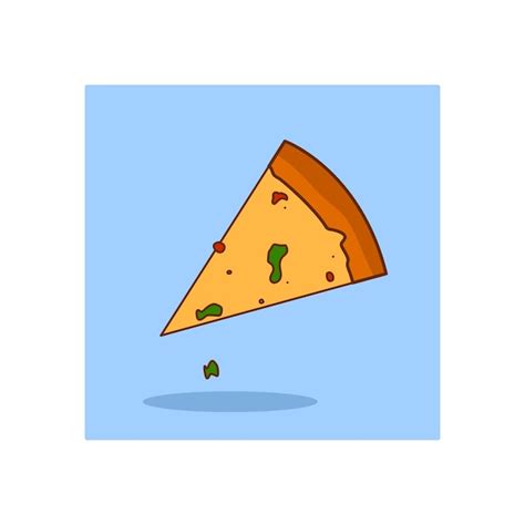 Premium Vector Pizza Slice Icon Vector