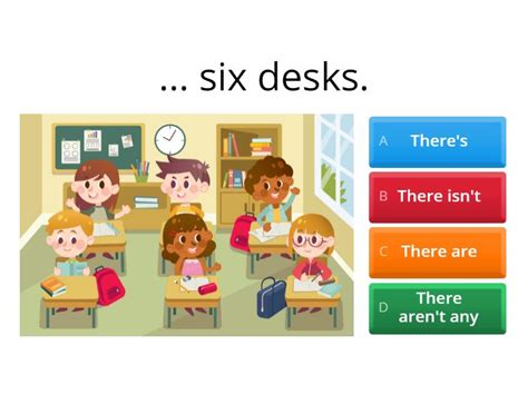 there's there isn't there are there aren't - Quiz