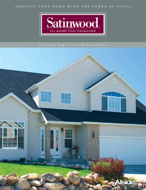 Alside Catalogs Satin Wood Steel Siding Brochure Arcat