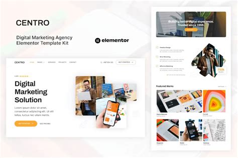 Centro - Digital Marketing Agency & Portfolio Template Kit