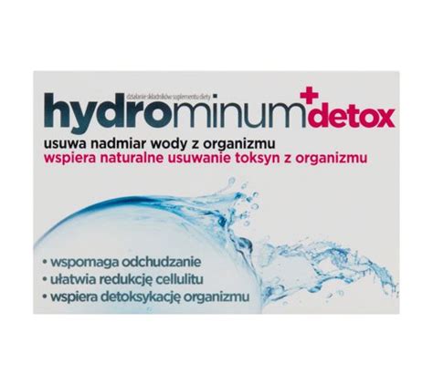 Hydrominum Detox suplement diety usuwający z organizmu nadmiar wody