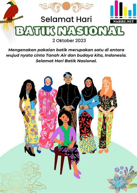 Memperingati Hari Batik Nasional 2023 Budaya Dan Twibbon Nabirenet