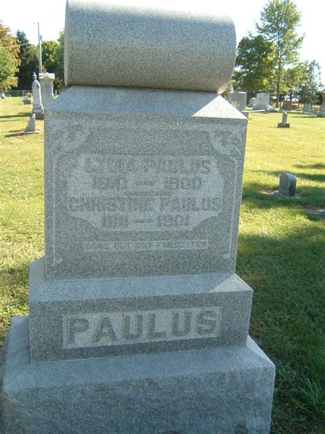 Christina Paulus 1811 1901 Memorial Find A Grave