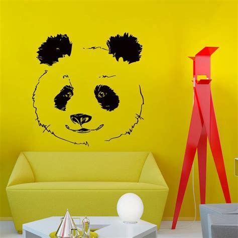 Panda Wall Decals Bear Decal Vinyl Sticker Nursery Art Home Decor