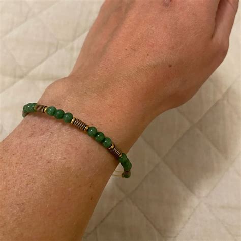 Alex And Ani Jewelry Alex And Ani Green Beaded Bracelet Poshmark