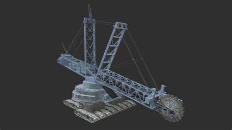 Bagger 288 Bucket Wheel Excavator Buy Royalty Free 3d Model By Blue