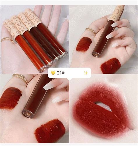 Colors Matte Lip Tint Moisturizing Long Lasting Lip Gloss Dark Lip